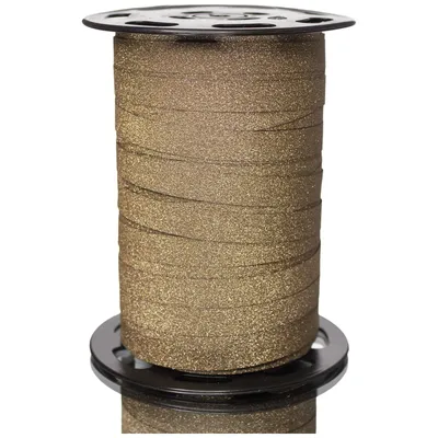 Gift Ribbon Gold Glitter